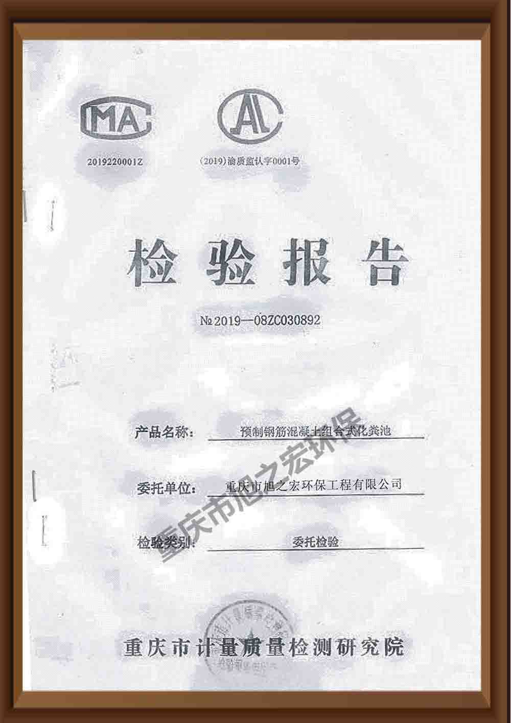 生化池檢驗報告